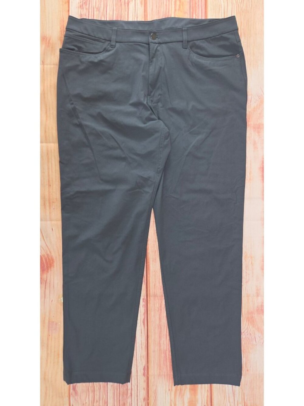 Lululemon Athletica Mens Gray Slim Fit Pants Size 38x30